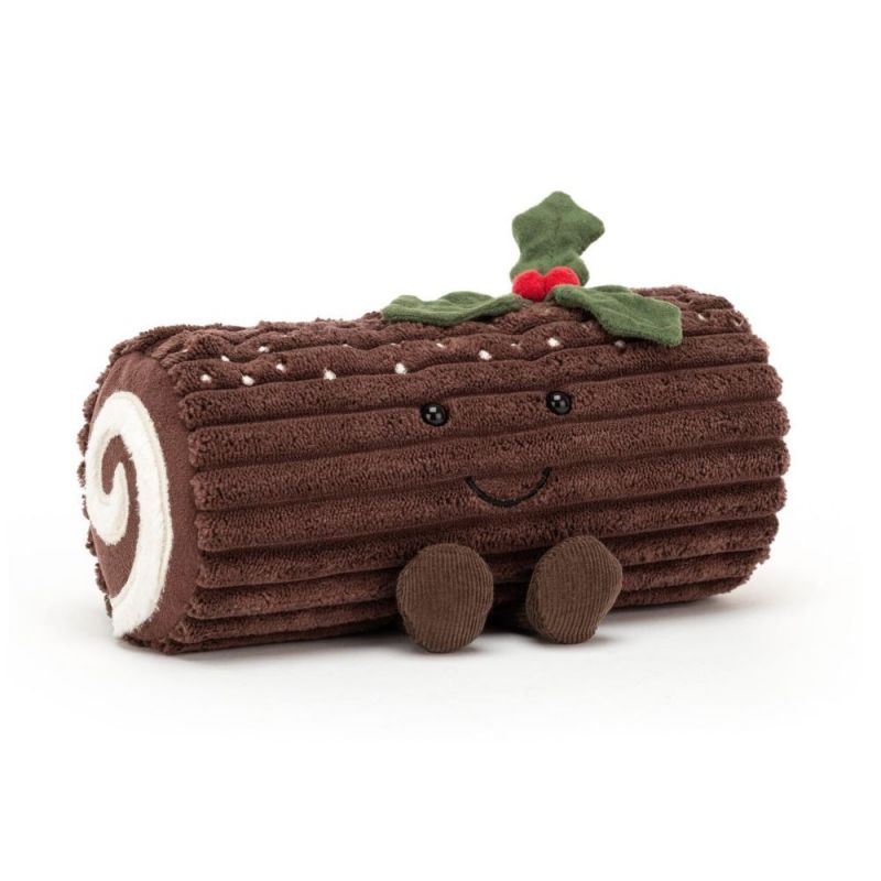 Peluche Amuseable Bûche de Noël (21 cm) Jellycat