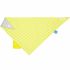 Bavoir bandana avec élément de dentition Zigzag jaune - Lässig 