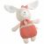 Variation Rose, écru du produit Peluche Petit Cœur (25 cm) de la marque Sauthon