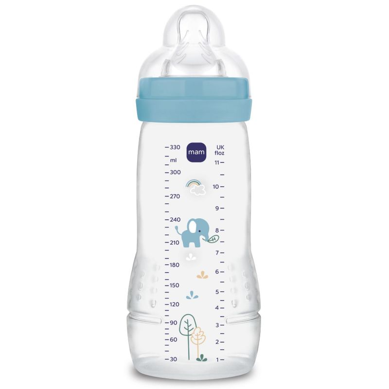 Biberon Easy Active 2ème âge Decor Océan - Tétine débit X (330ml) MAM Produit 1