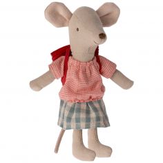 Souris Tricycle Grande sœur Rouge - Maileg