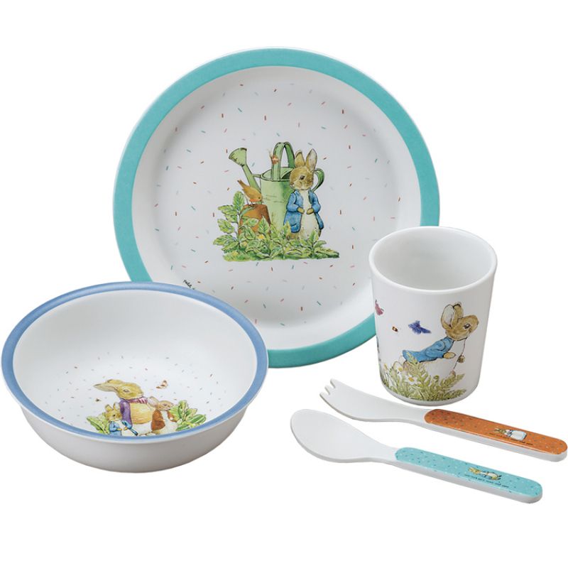 Coffret repas Pierre Lapin (5 pièces) Petit Jour Paris Produit 1 grande taille