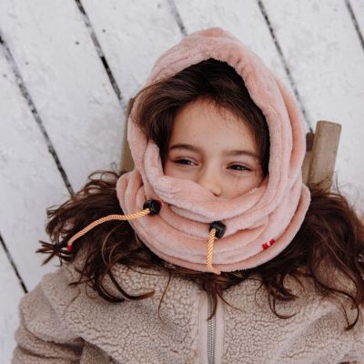 Cagoule polaire Warmy Pink (2-5 ans)
