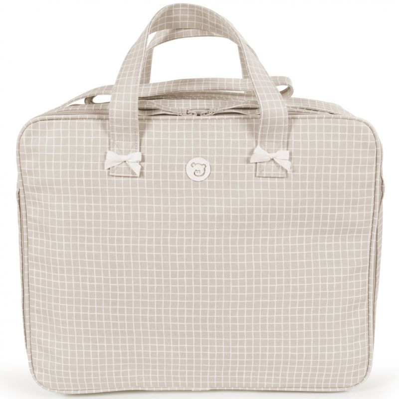 Valise de maternité Miel beige Pasito a pasito