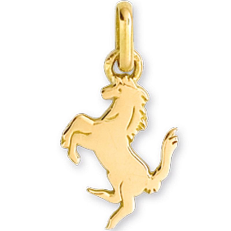 Pendentif Cheval (or jaune 375°) Lucas Lucor