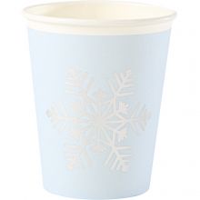 Lot de 8 gobelets Flocons (255 ml)  par Arty Fêtes Factory