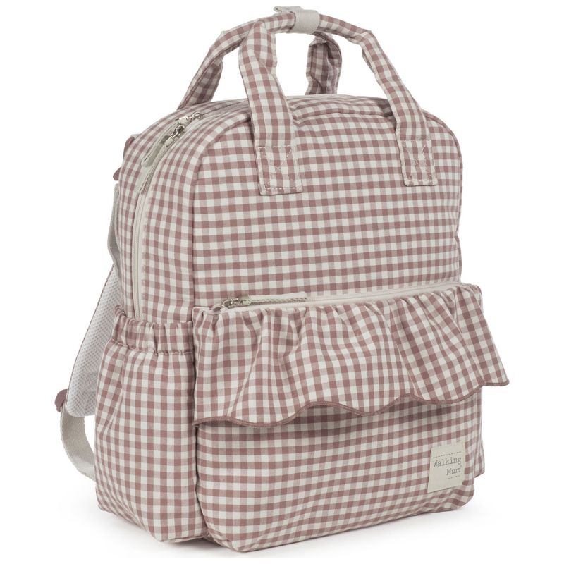 Sac à dos à langer Praliné Vichy Moka Walking Mum Produit 4