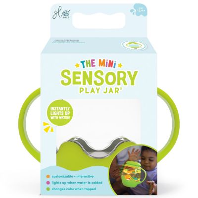 Mini jarre sensorielle vert