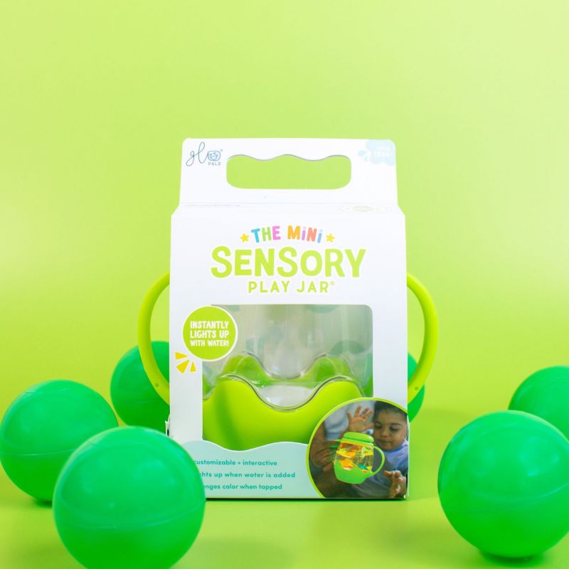 Mini jarre sensorielle vert Glo Pals Ambiance 4