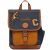 Variation Bleu, marron du produit Sac à dos maternelle Mustard Badges (30 cm) de la marque Caméléon