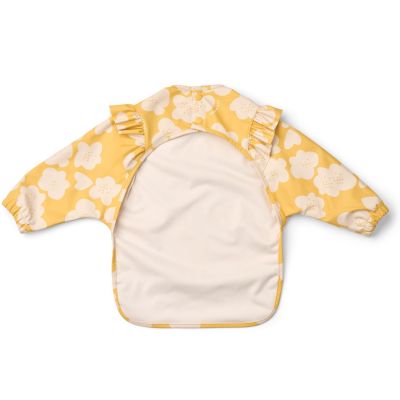 Bavoir à manches Merle Flower Lemon Yellow