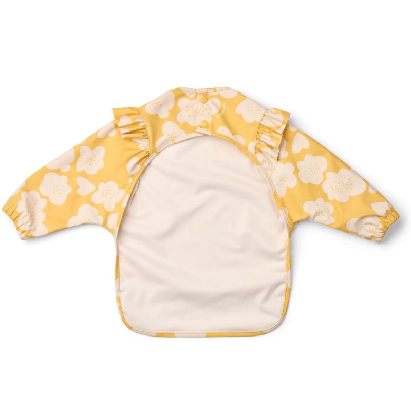 Bavoir à manches Merle Flower Lemon Yellow Liewood Produit 2