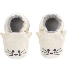 Chaussons Little Chums chat (0-6 mois)