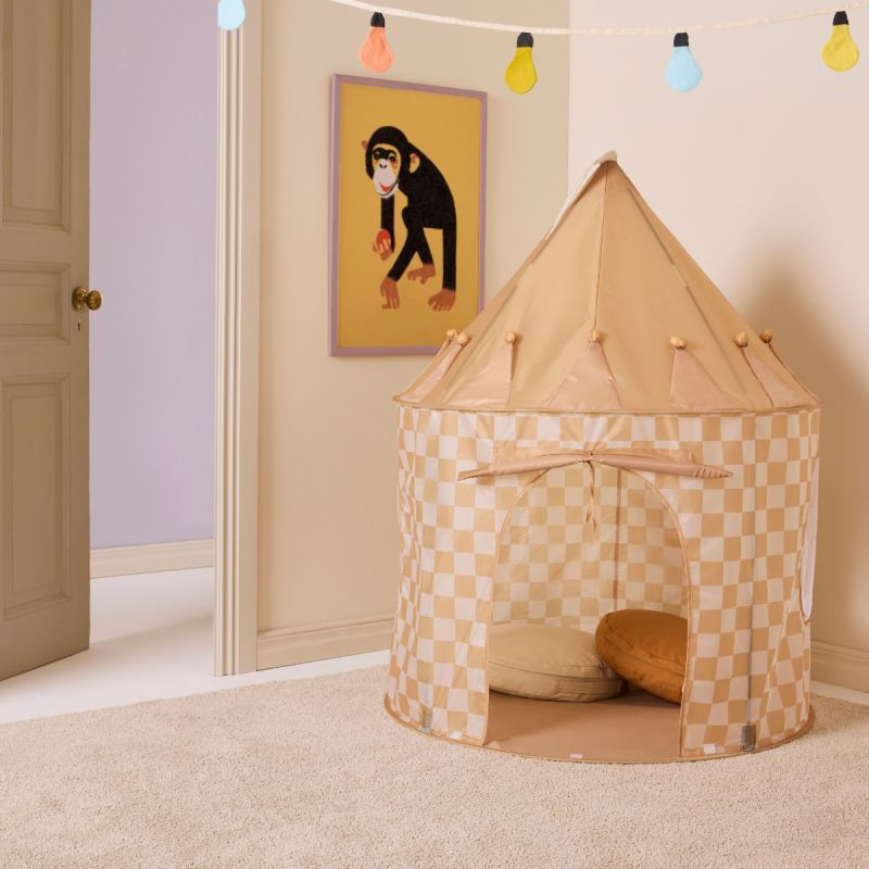 Tente de jeu à carreaux beige - Reconditionné Kid's Concept Produit 7