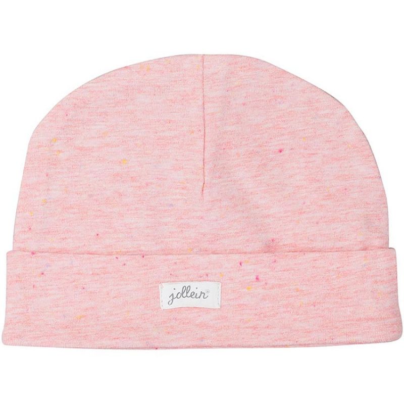 Bonnet en coton Speckled rose Jollein