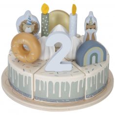 Gâteau d'anniversaire Bleu - Little Dutch