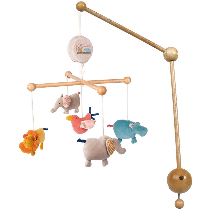 Mobile musical Les Papoum Moulin Roty