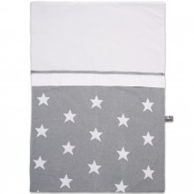 Housse de couette Star gris et blanc (100 x 135 cm)  par Baby's Only