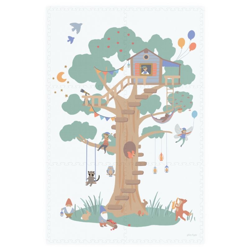 Tapis de jeu réversible 2 en 1 EEVAA Treehouse (120 x 180 cm) Play&Go Produit 4