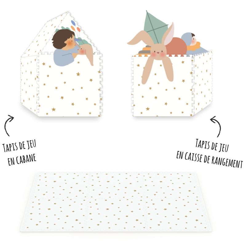 Tapis puzzle 3 en 1 Tiloo Treehouse (120 x 180 cm) Play&Go Produit 6