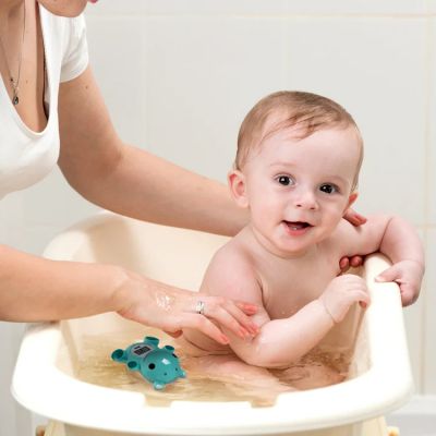 Thermomètre bébé pour nourrissons Thermomètre de température de l'eau pour  bain de bébé Jouet flottant