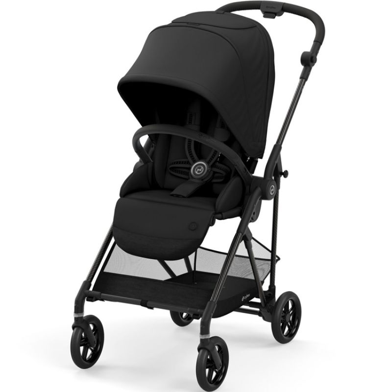 Poussette Melio 2 Carbon Deep Black (Gold) Cybex