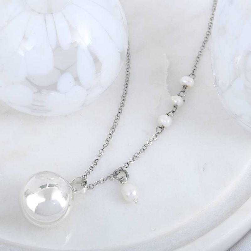 Bola de grossesse Cœur d'or personnalisable (plaqué argent) Nativee