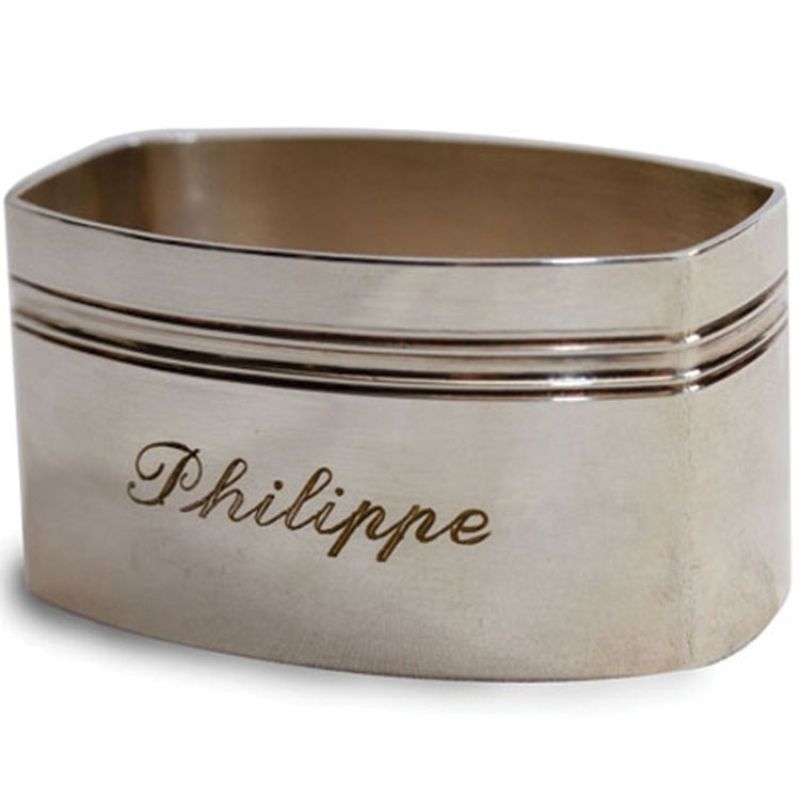 Rond de serviette coulant (personnalisable) ANVIE