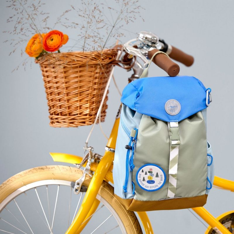 Mini sac à dos enfant Outdoor Sunny Explorer vert et bleu Lässig Ambiance 2