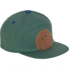 Casquette visière plate Little Gang Smile Ocean green - Lässig 
