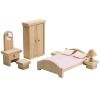 Chambre parentale en bois naturel  par Plan Toys