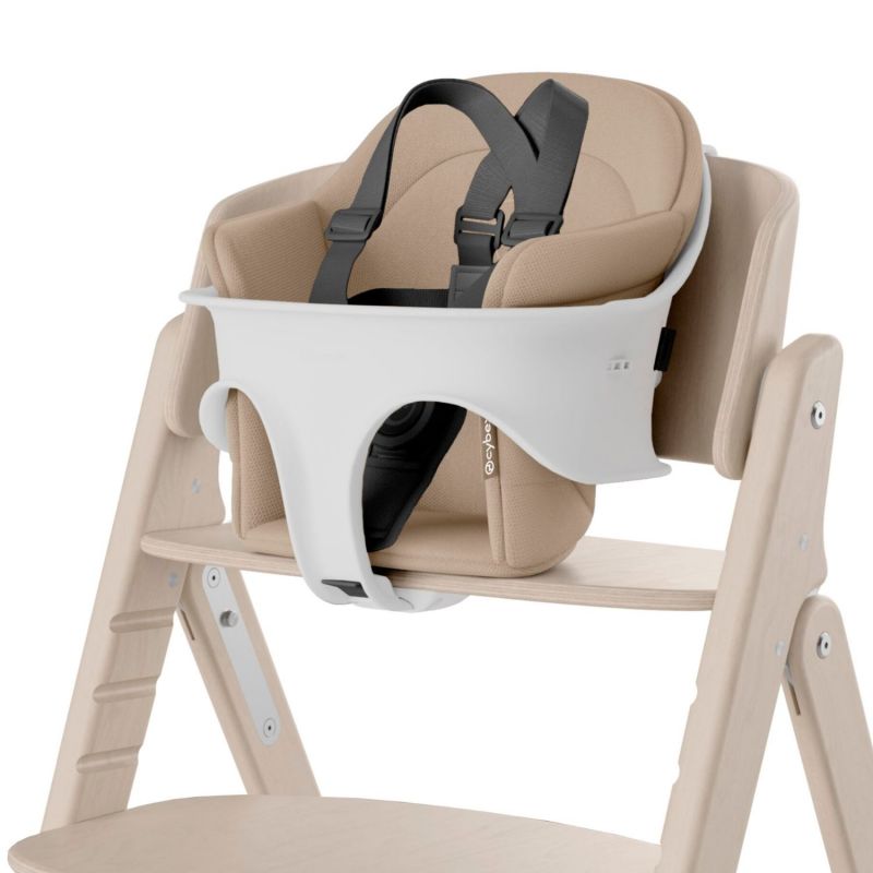Set de 3 coussins pour chaise haute Click&Fold Comfort Inlay Almond Beige Cybex Produit 4