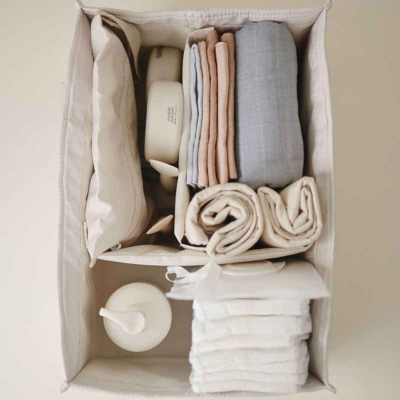 Panier à couches Ivory Mushie Ambiance 3