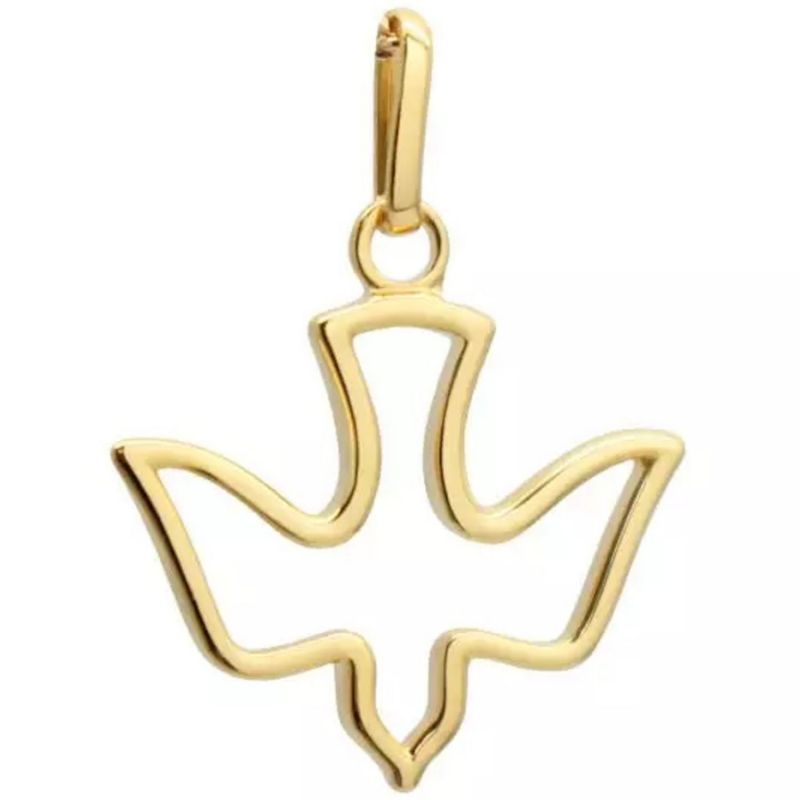 Pendentif Colombe (plaqué or) Petits trésors Produit 1