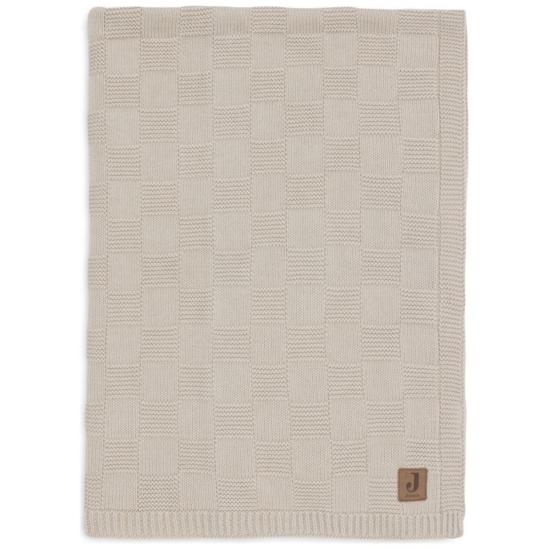 Couverture en tricot Box Knit Warm Sand (100 x 150 cm) Jollein Produit 4