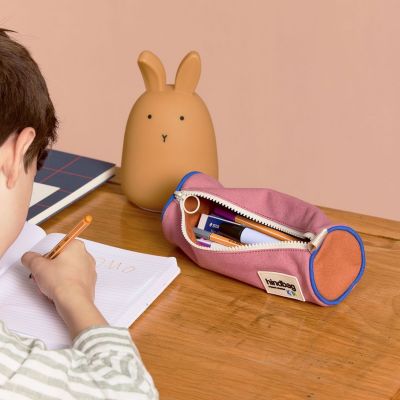 Trousse scolaire ronde Mia Blush