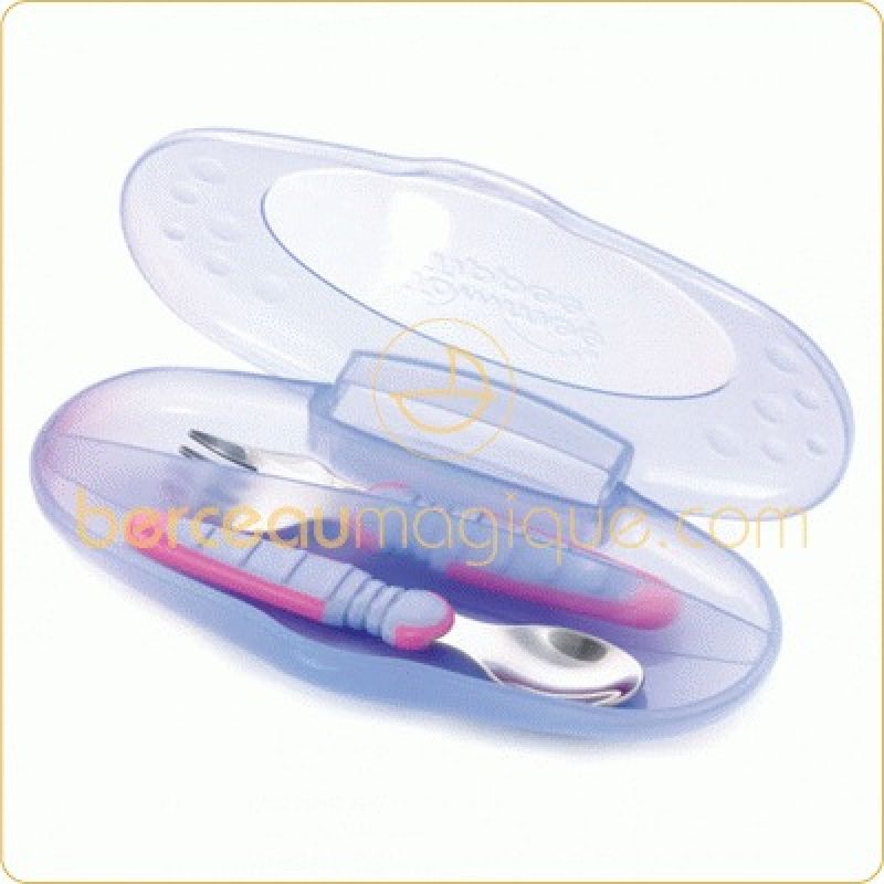 Etui à couverts de voyage violet Tommee Tippee