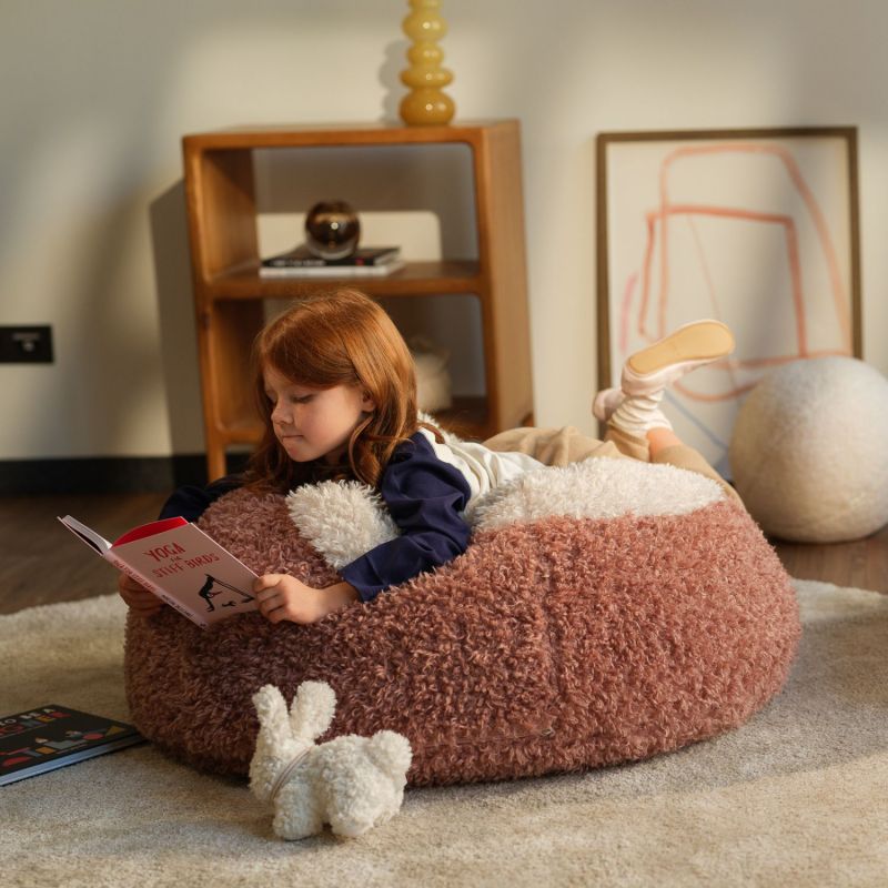 Pouf Yeti Blush Wigiwama Ambiance 2