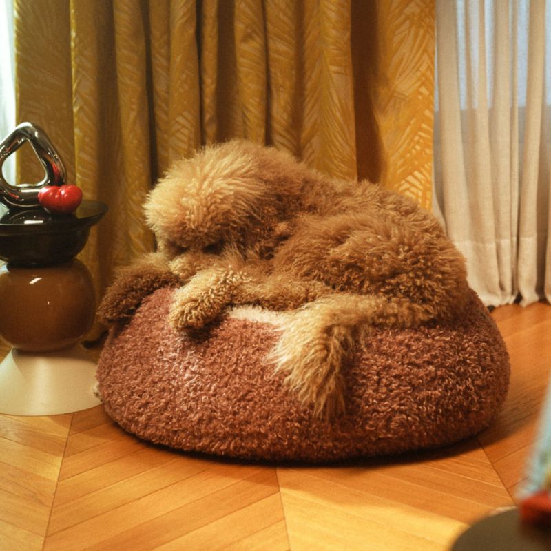 Pouf Yeti Blush Wigiwama Ambiance 4