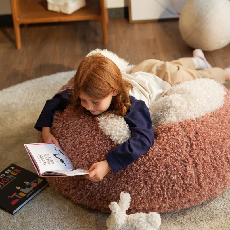Pouf Yeti Blush Wigiwama Ambiance 5