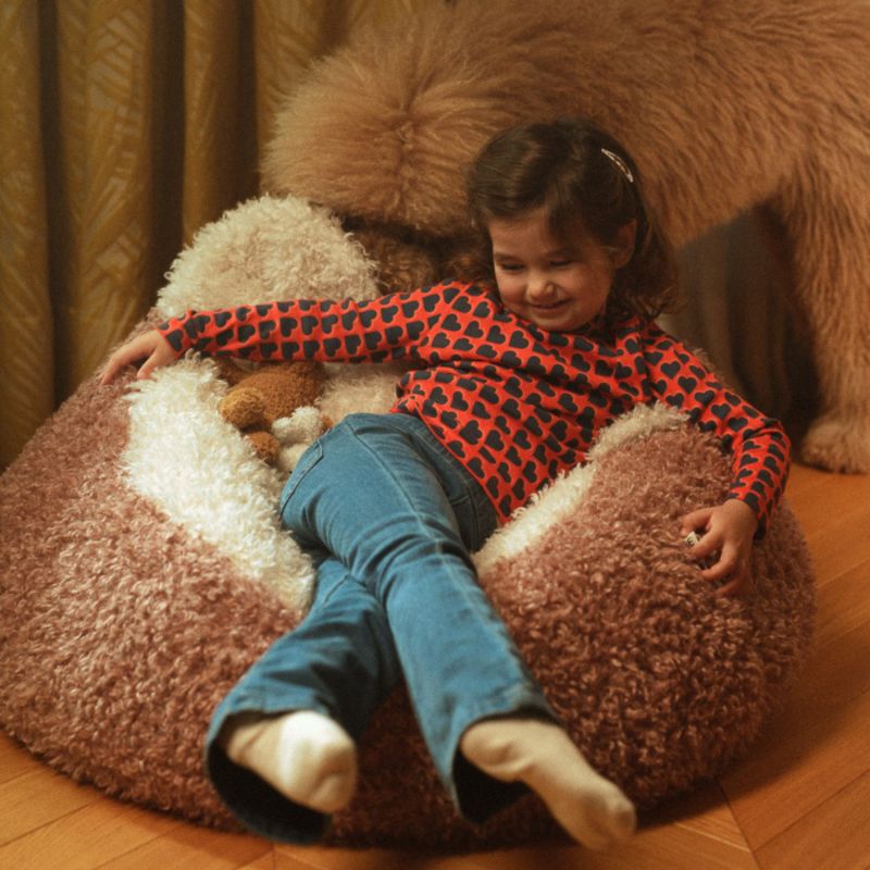 Pouf Yeti Blush Wigiwama Ambiance 6