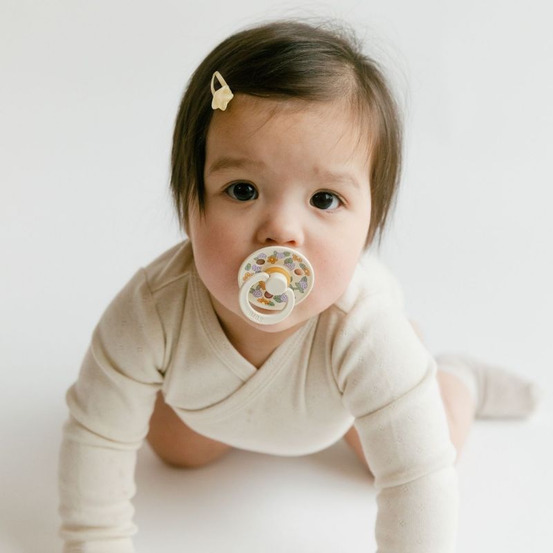 Lot de 2 sucettes en latex Colour Strawberries-Cream (6-18 mois) BIBS Ambiance 2