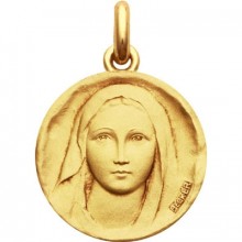 Médaille Vierge douceur (or jaune 750°)  par Becker