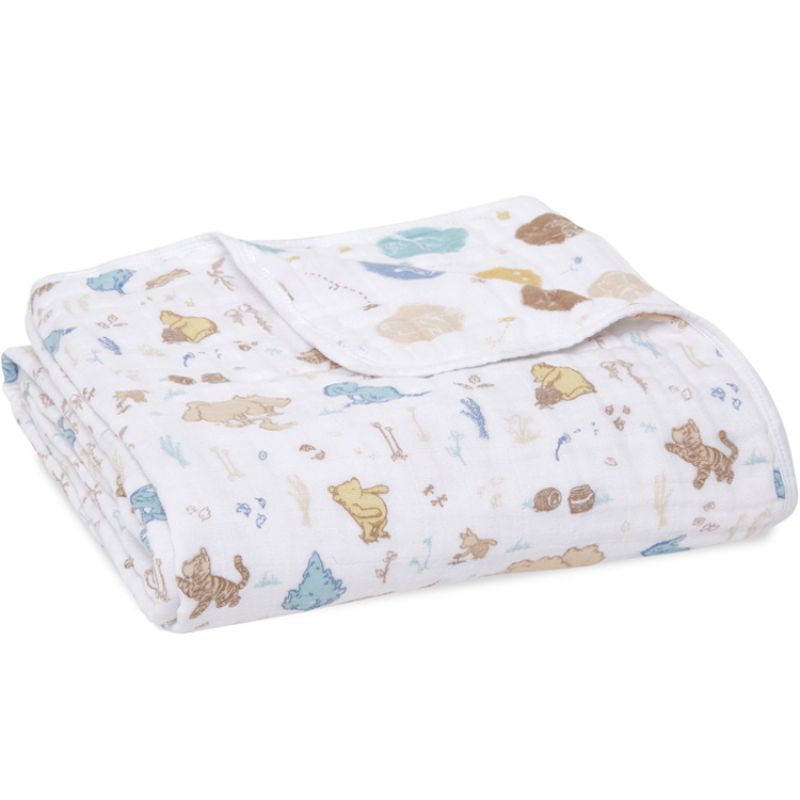 Couverture de rêve Dream blanket Winnie in the Woods (120 x 120 cm) aden + anais