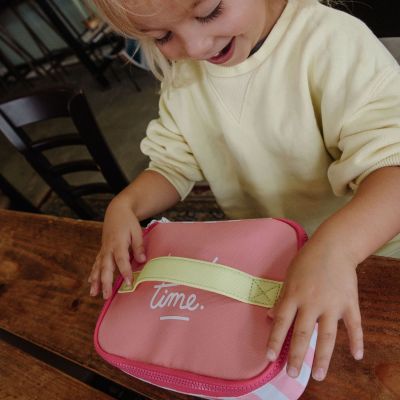 Snack bag isotherme Pink Stripes