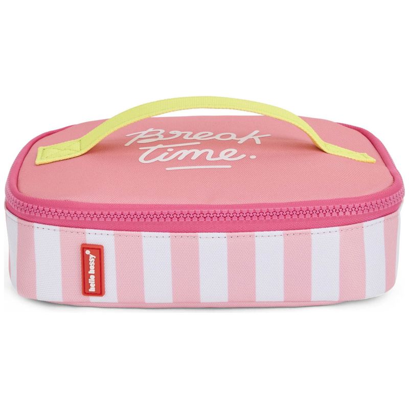 Snack bag isotherme Pink Stripes Hello Hossy Produit 1
