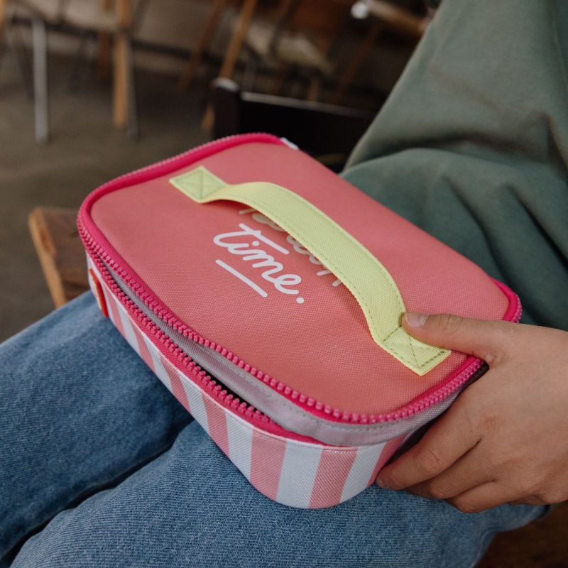 Snack bag isotherme Pink Stripes Hello Hossy Ambiance 7