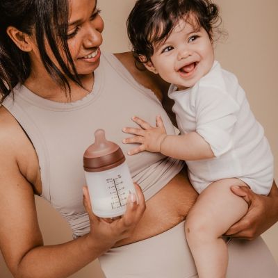 Biberon anti-colique Zerø.Zerø - Taille unique Spécial Allaitement - A Deep (180 ml)