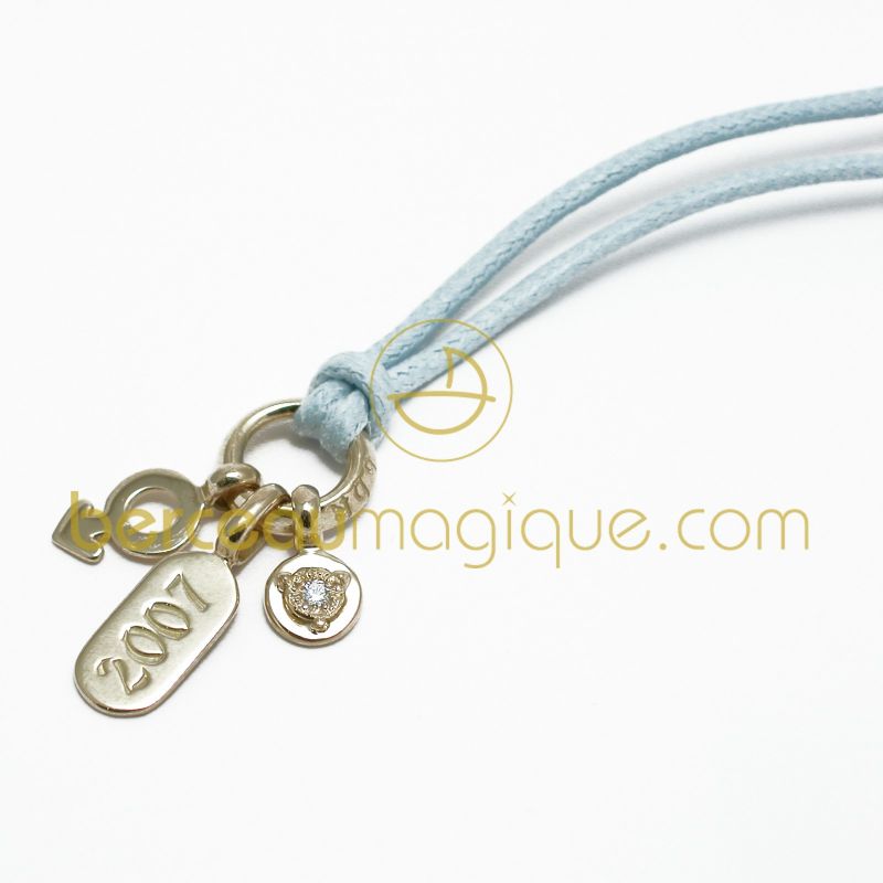 Pendentif Pogo garçon pierre fine ou précieuse (or jaune 750°) Mikado