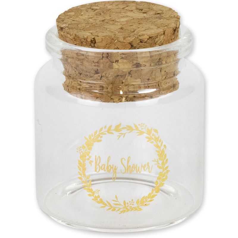 Contenant Baby Shower en verre (90 ml) Arty Fêtes Factory